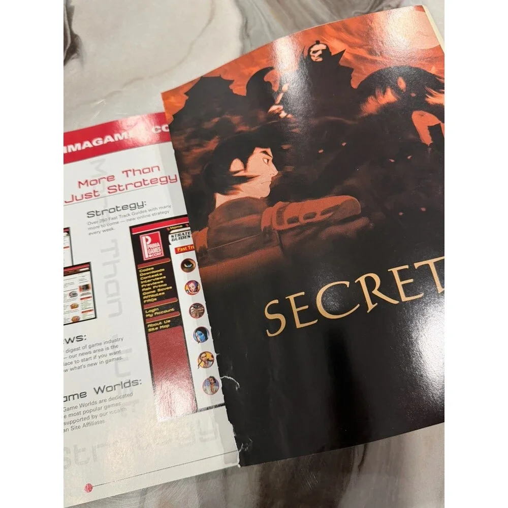 Onimusha: Warlords Official Strategy Guide Ps1 Capcom Secrets Section!